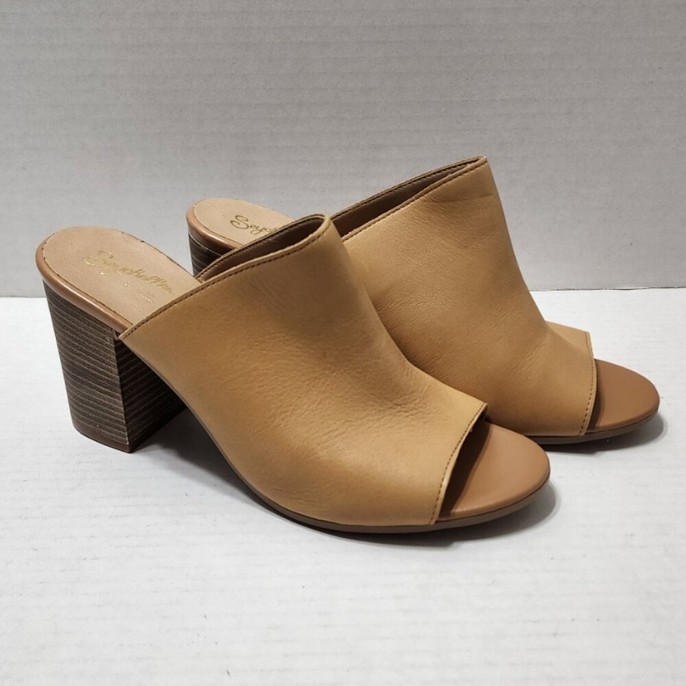 Seychelles Open Toe Slide with Heel - Size 8.5